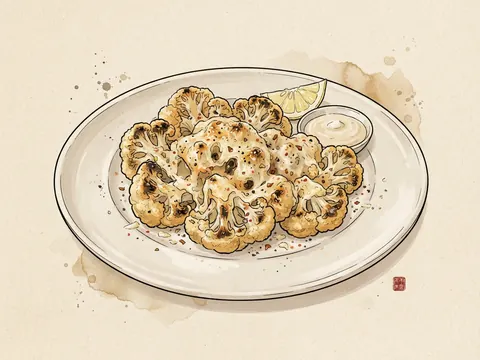蔬菜料理插画